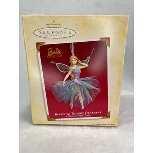 Hallmark Keepsake Barbie as Titiana Ornament 2005 Midsummer Nights  Dream